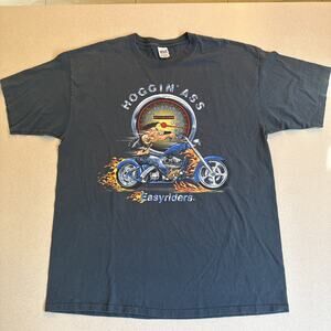 Vintage Easyriders Tour T Shirt Hoggin’ Ass Easyriders 2XL Anvil T Shirt
